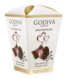 Godiva Masterpiece Dark Chocolate Ganache Heart Chocolate Box, 117 Grams