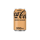 Coca-Cola Vanilla Zero Sugar Can Imported, 330 ml