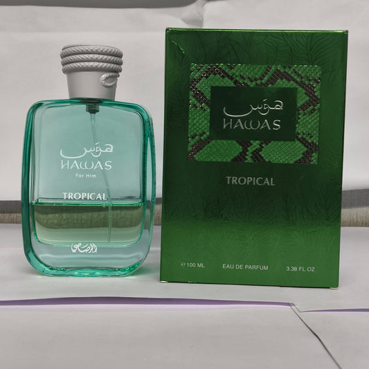 Rasasi Hawas Tropical For Him 25ml Eau De Parfum For Men- Partial (Approx)