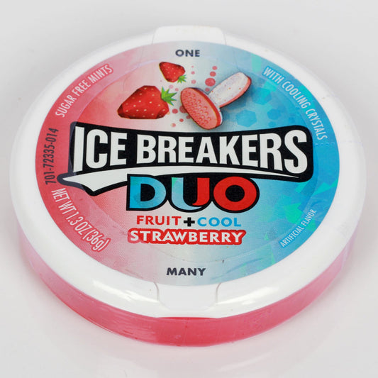 Ice Breakers Duo Fruit + Cool Mints Strawberry, 36 Grams