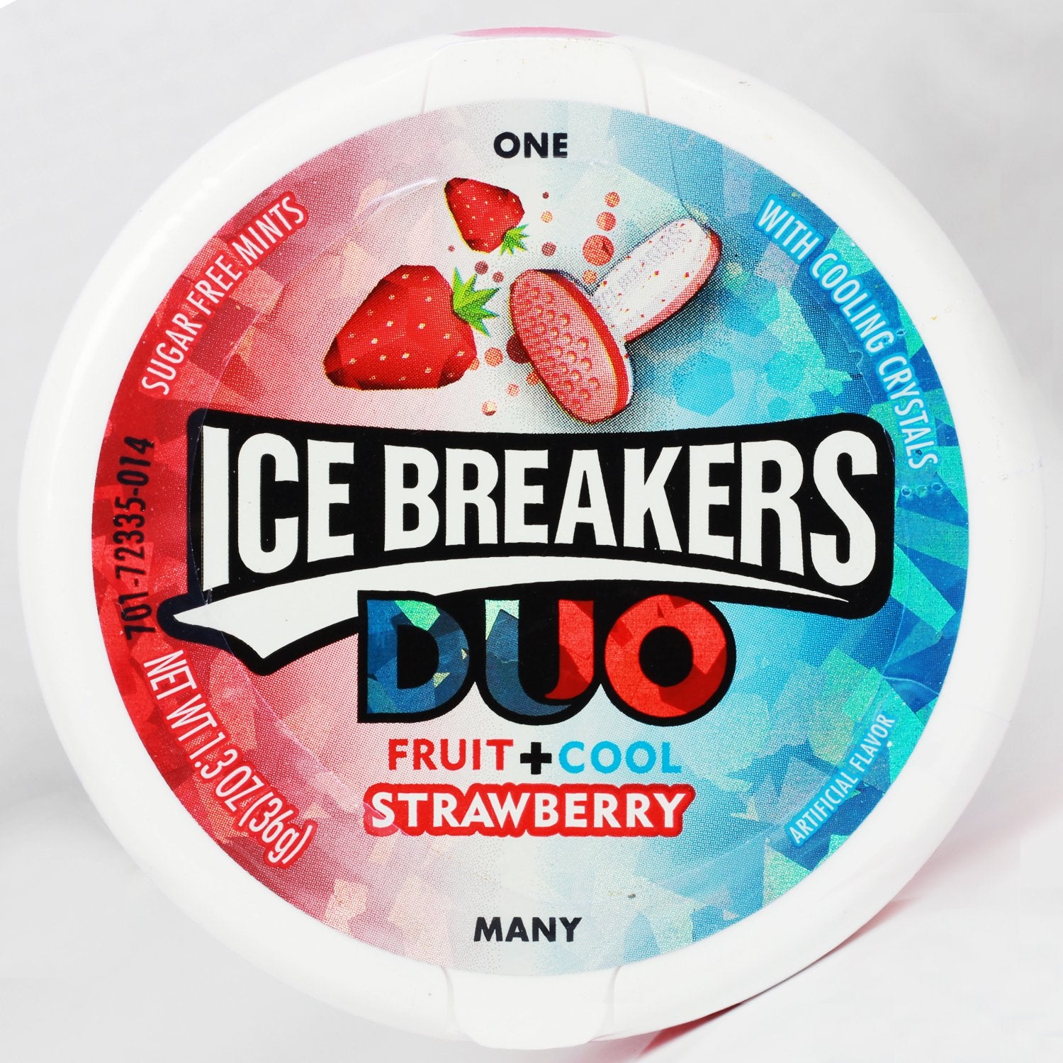 Ice Breakers Duo Fruit + Cool Mints Strawberry, 36 Grams