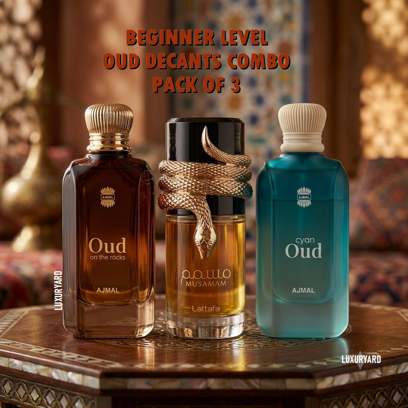 Beginner Level Oud Combo Pack Of 3 Perfumes Decants