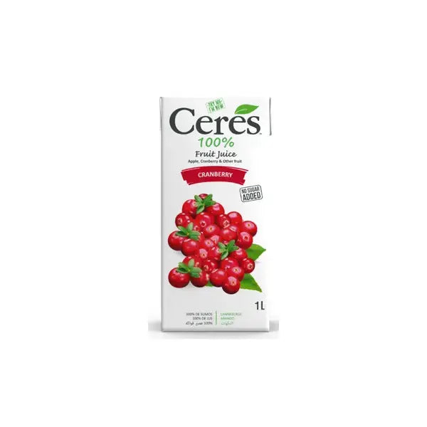 Cranberry Juice Without Sugar Ð 1L | Pure & Natural Drink