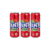Fanta Strawberry Can Ð 330ml Cans (Pack of 3)