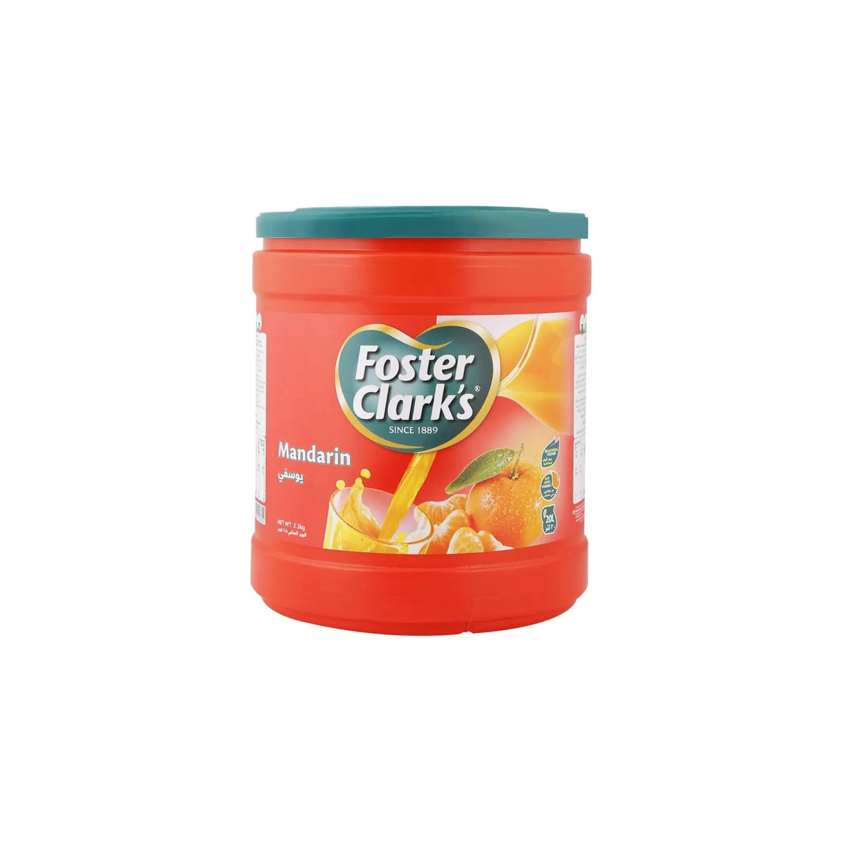 Foster Clark Mandarin Flavored Powder Drink 1.92kg Tub - Makes 18L