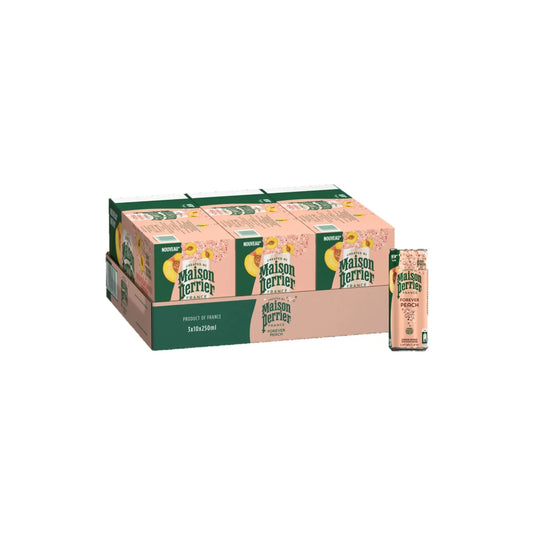 Maison Perrier France & Forever Peach Flavors 250ml (Pack of 30)