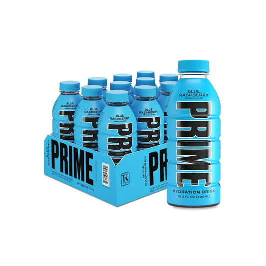 Prime Blue Raspberry Hydration Drink (12 Bottles x 500ml)
