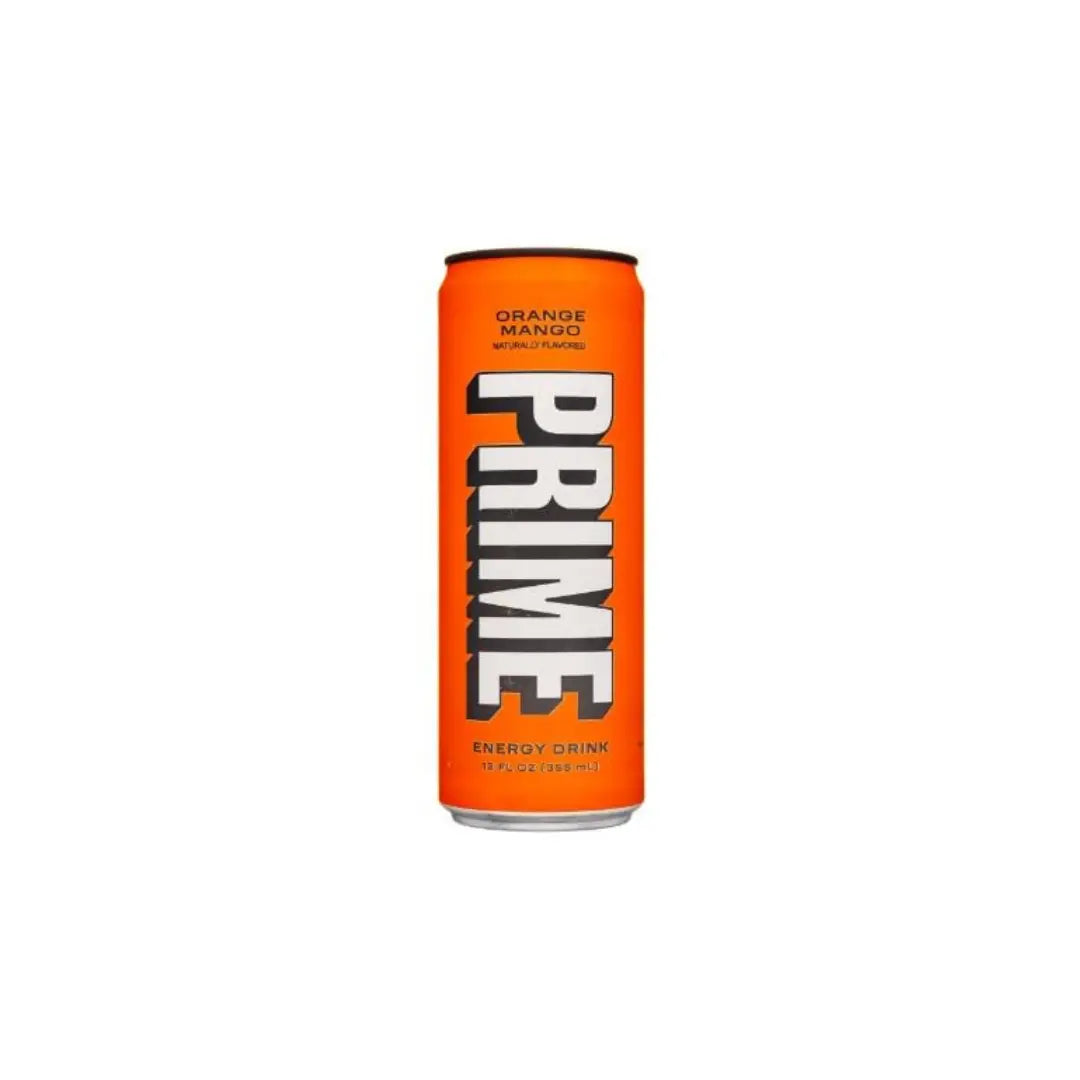 Prime Energy Drink Mango Orange 330ml Ð Imported, Healthy Caffeine Boost
