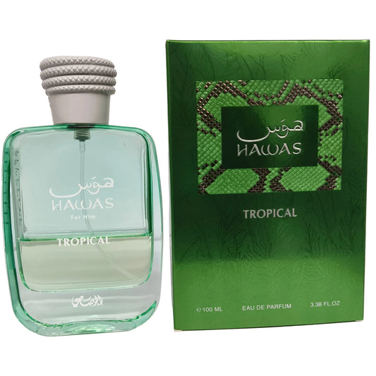 Rasasi Hawas Tropical For Him 35ml Eau De Parfum For Men- Partial (Approx)