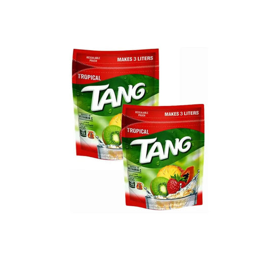 TANG Tropical Pouch 375g (Pack of 2) Ð Tropical Drink Powder with Vitamin C