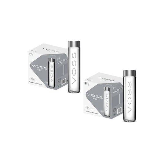 Voss Artesian Still Water 24 x 800 ml Pack - Premium Bottled Artesian Water